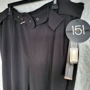 151 - High Waist Black Trousers  Dress Pants NWT Sz 3X